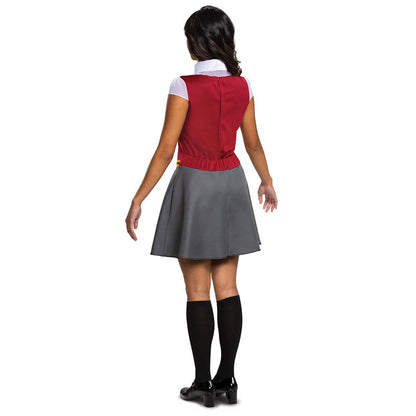 Harry Potter - Falda de Vestir Oficial de Hogwarts para Adolescentes y Adolescentes con Cuello y Corbata