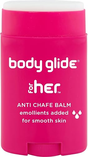 Cuerpo Glide para ella 42.5 gram anti Chafe Bálsamo, Rosado, 1.5oz