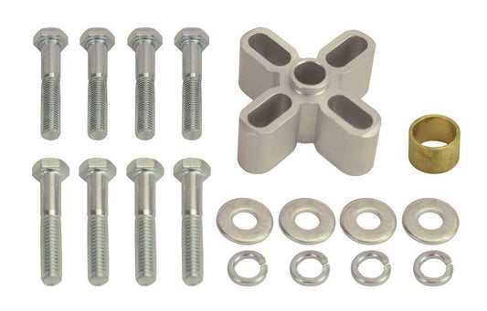 Derale Separador de Ventilador 31510 de 1 Pulgada, Aluminio, Plateado