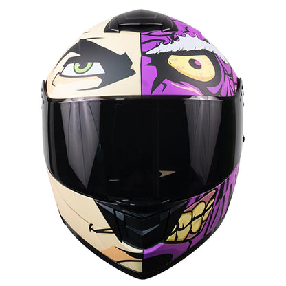 KOV Casco Zero DC Two Faces Morado Abatible Dot L