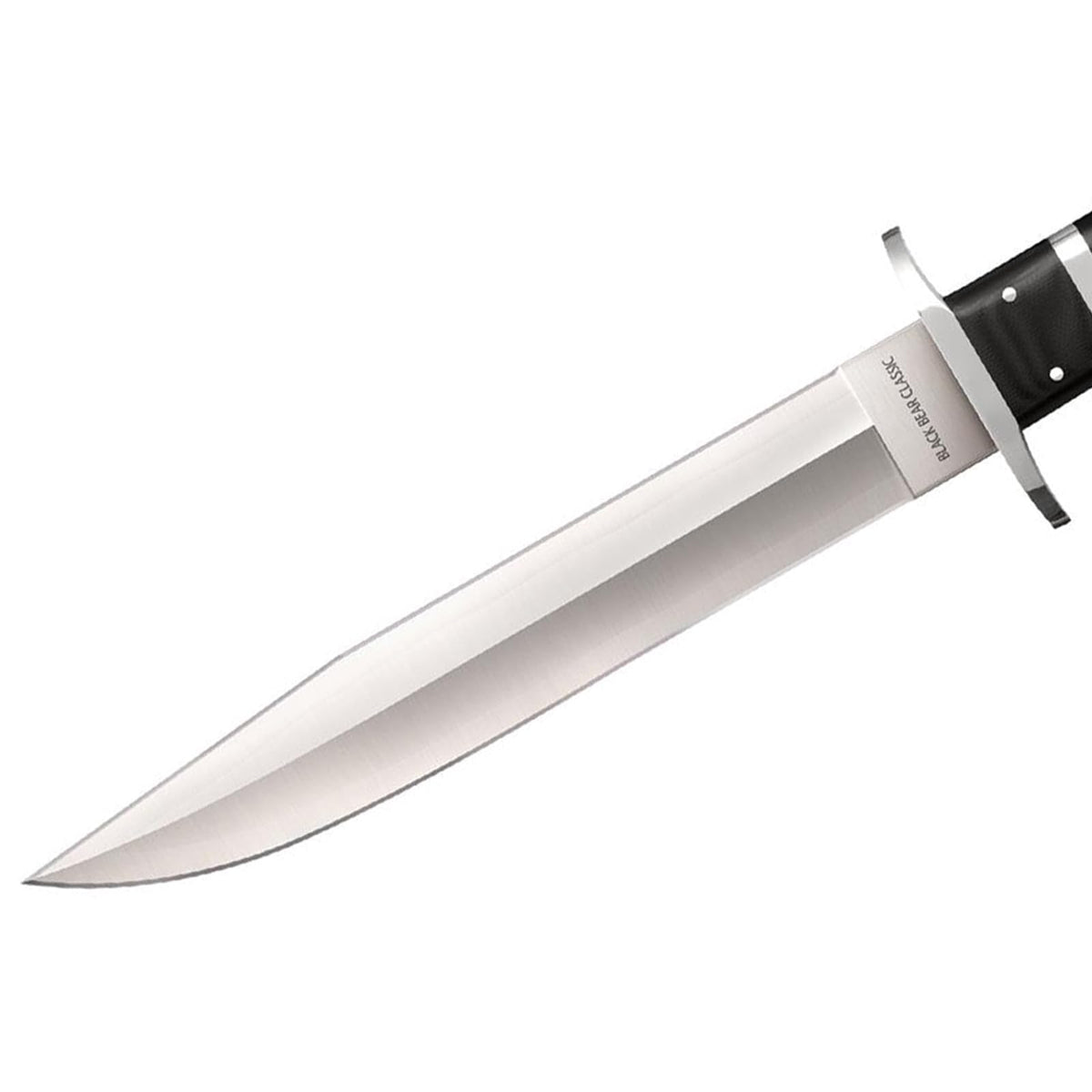 Cold Steel Black Bear Classic VG-10 San MAI III - Cuchilla de Punta de Clip de 5 Pulgadas, Mango G-10, Cuchillo de Hoja Fija con Funda Secure-Ex
