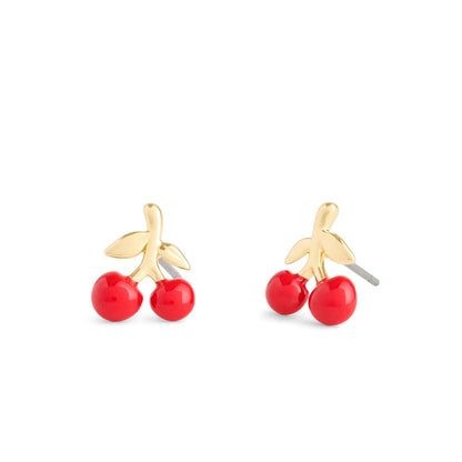 COACH - arete clásico de cereza para mujer