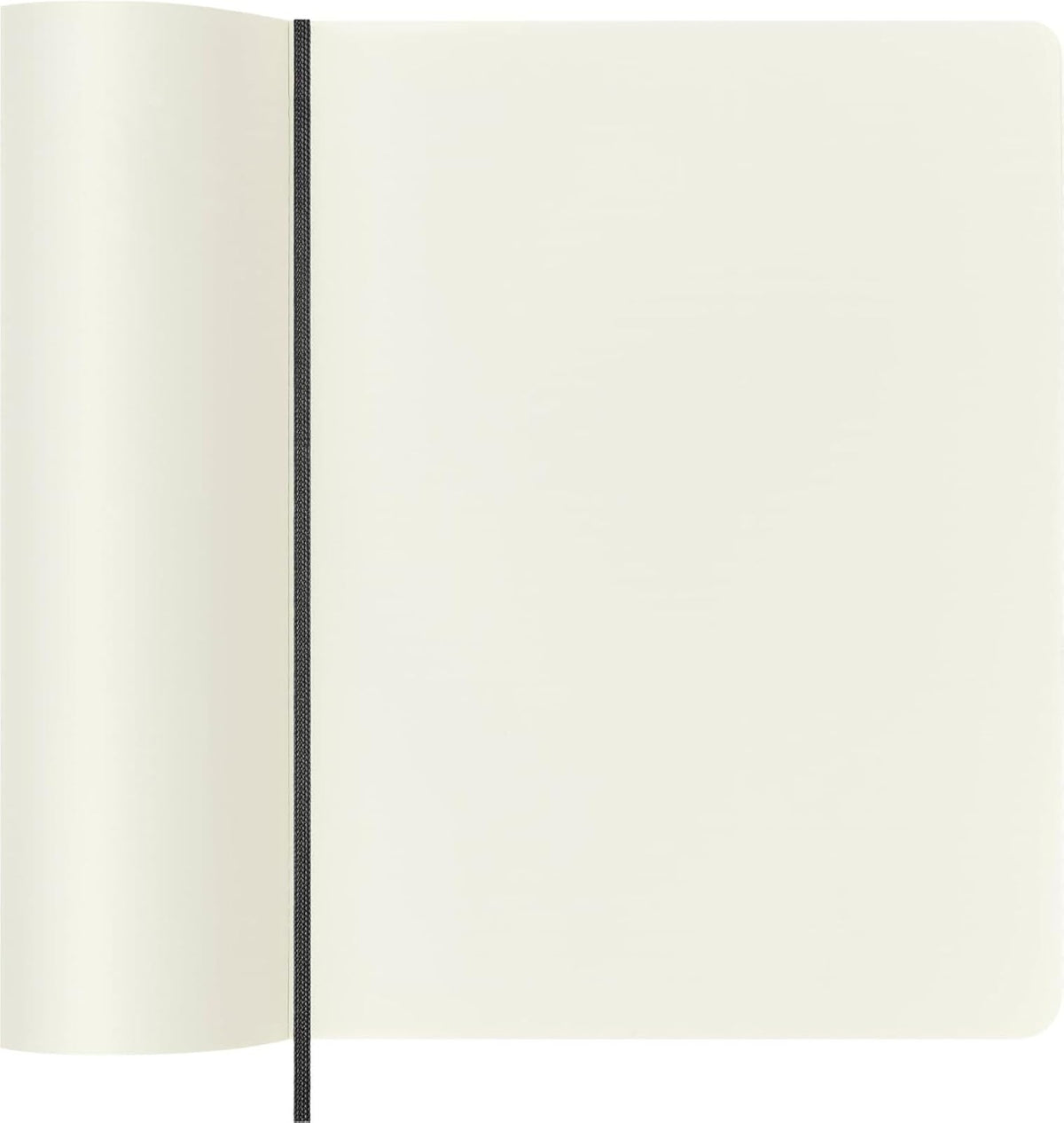Moleskine - Cuaderno clásico, cubierta suave, XL (7.5 x 9.5 pulgadas), liso/blanco