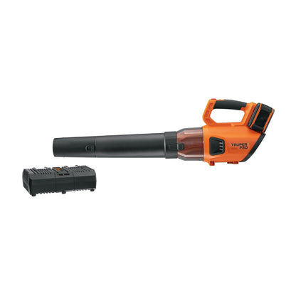 Truper Pro SOPLI-40A, Sopladora inalámbrica 40V, 2 baterías 2Ah, 1 Cargador Dual