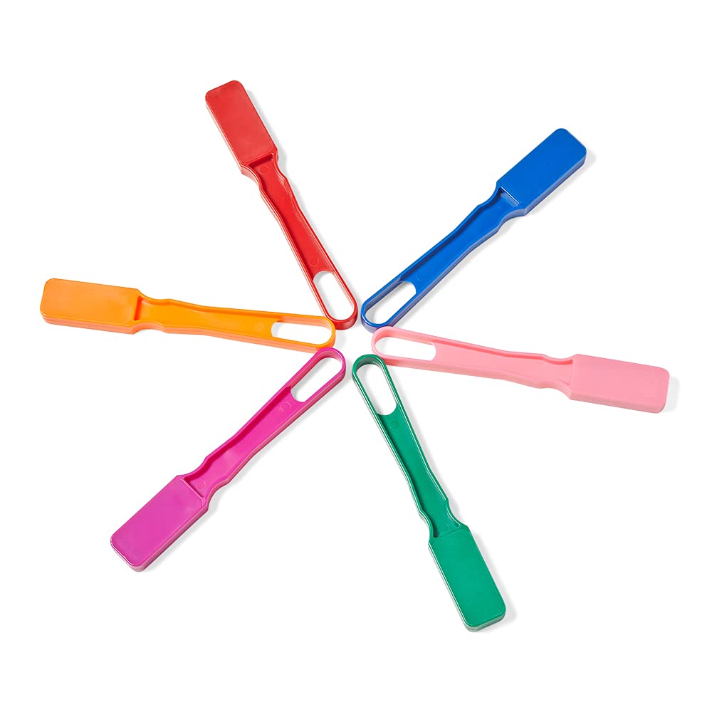hand2mind Rainbow Magnetic Wand Set for Kids For 5-10, 8 Inch With Magnet Bar, Use For Sewing, Science Experiments, Bingo, Fridge, And Magnetic Concepts, Homeschool Supplies (Pack of 6)