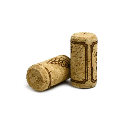 Corcho de mano de doble palanca – Para vino estándar, cerveza belga y corcho de plástico sintético, herramienta de corchero de vino con 20 corchos de vino (rojo)