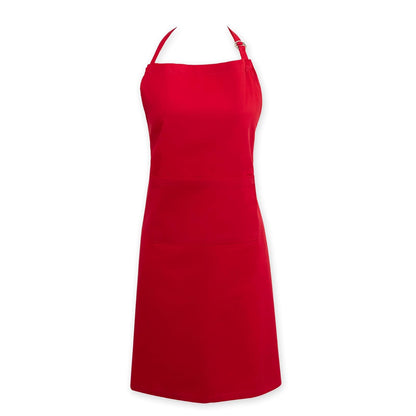 DII Delantal de Cocina Unisex, Talla Única con Bolsillos - Rojo Tango - Regular Size Chef Apron