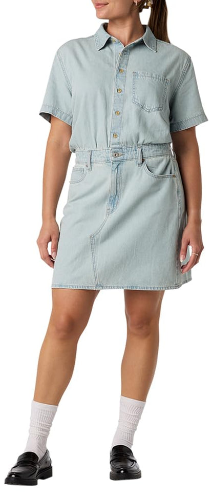 Levi Strauss Signature Gold Vestido Camisero de Mezclilla - M - (Nuevo) Out West