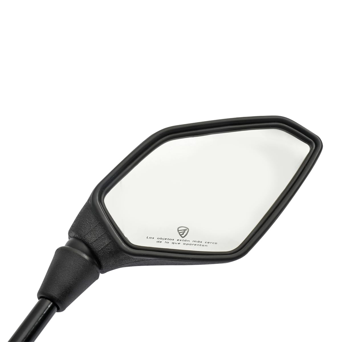Italika F10010302 Espejo Derecho con Isotipo y Leyenda, Negro
