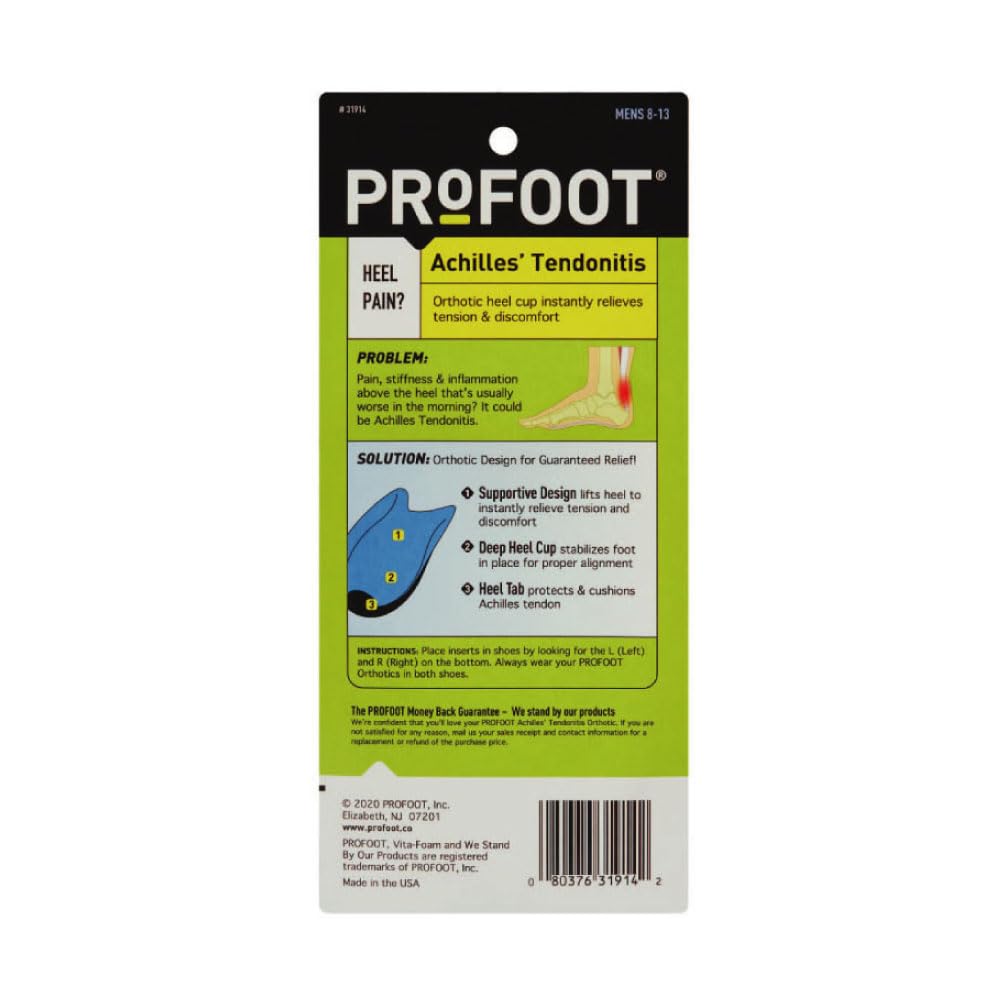ProFoot Achilles Tendonitis Heel Cup