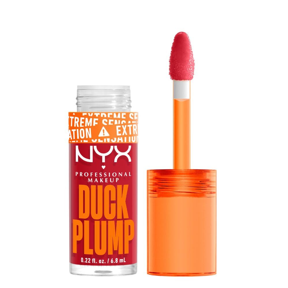 NYX Duck Plump Brillo Labial Voluminizador Efecto Plumping - Tono Hall of Flame