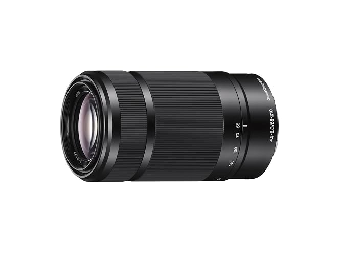 Sony Lente Telefoto Zoom 55-210mm F4.5-6.3 Montura E APS-C con Estabilizador Steady Shot óptico (OSS) SEL55210