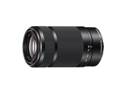 Sony Lente Telefoto Zoom 55-210mm F4.5-6.3 Montura E APS-C con Estabilizador Steady Shot óptico (OSS) SEL55210