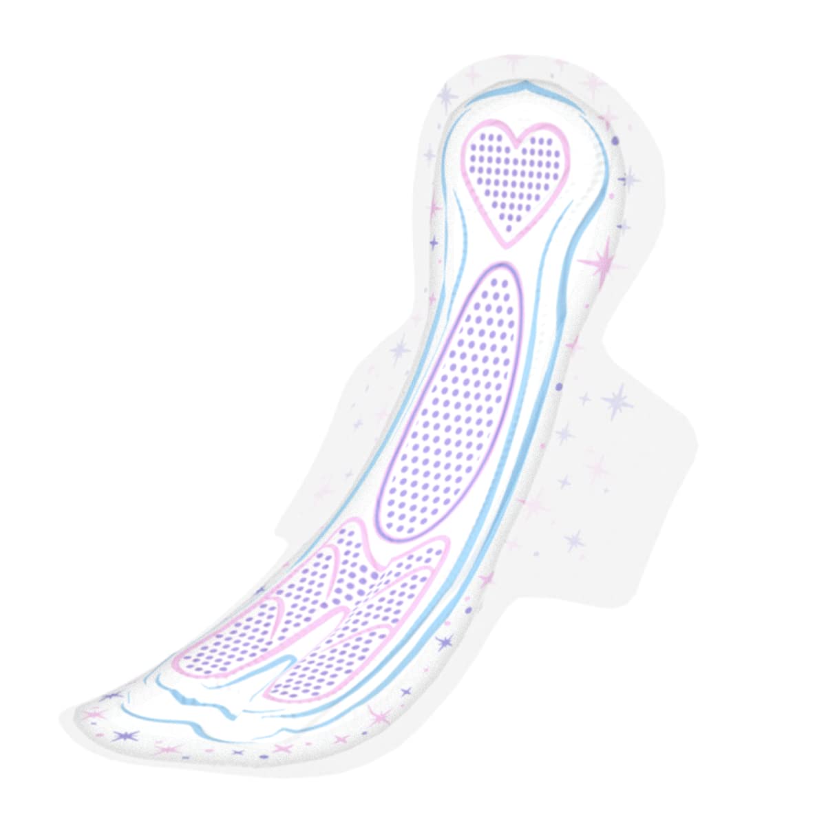 Saba Ultra Invisible Buenas Noches, Toallas Nocturnas Con Alas, 22 Pzs + 30 Piezas, Grande, Pack De