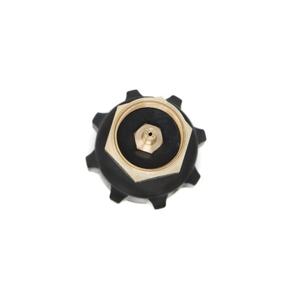 GasOne 50180 Adaptador de Recambio para Tanques de propano de 1 Libra y se Adapta a Tanques de 20 Libras, Negro