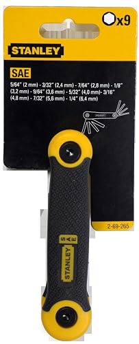 STANLEY Juego De Llaves Hexagonales PRO 9 Piezas 69-265