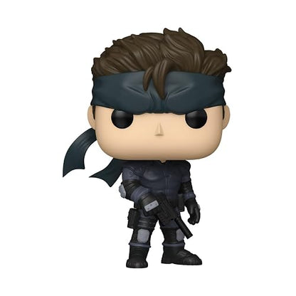 Funko Pop! Games: Metal Gear Solid - Solid Snake | Mercancía Oficial - Figura de Vinilo Coleccionable para Decoración - Regalo de Cumpleaños para Fans