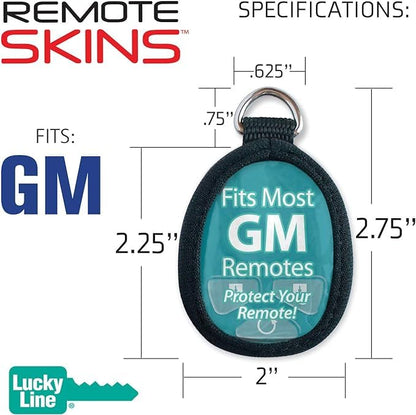 Lucky Line Piel flexible para control remoto, modelos GM, 1 paquete (48901), color negro