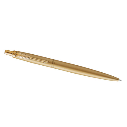 PARKER Jotter XL Bolígrafo, Acabado Cromado, Punto Mediano - Oro Mate