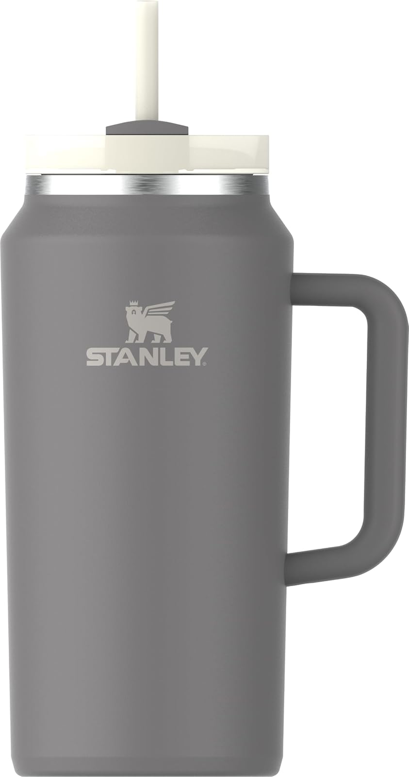Stanley Quencher H2.0 - Vaso Térmico con Popote, Tapa Giratoria de 3 Vías, Acero Inoxidable, Libre de BPA - 64 onzas - Piedra