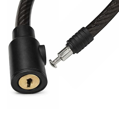 MIKEL´S C-1690 Cable Candado Flexible Llave Seguridad 90 cm
