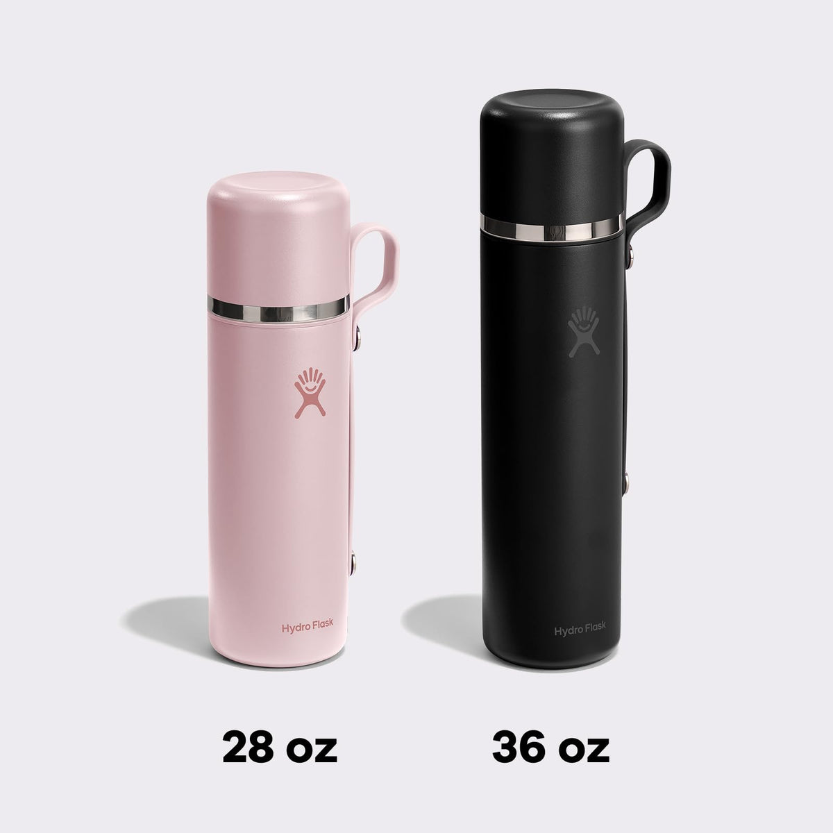 Hydro Flask - Petaca y Vaso de 28 onzas, Color Morado