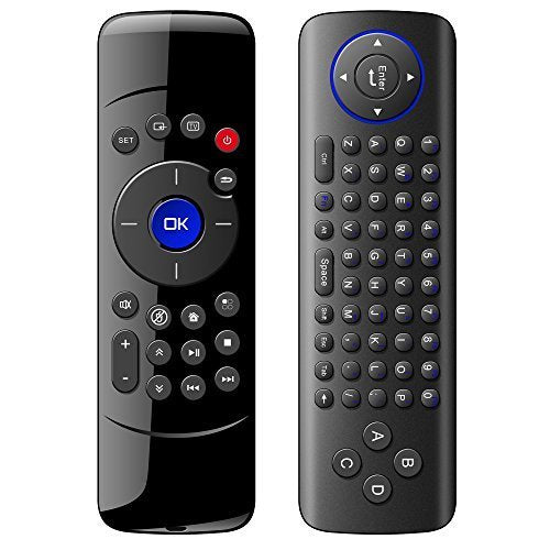 FAVI T1 Teclado y Mouse inalámbrico con conexión USB, 2.4 GHz, Aprendizaje IR, Negro (FMKRFIRAMT1)