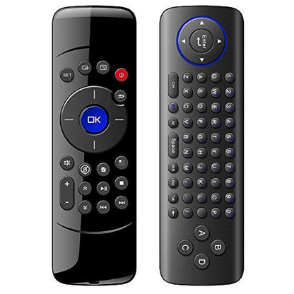 FAVI T1 Teclado y Mouse inalámbrico con conexión USB, 2.4 GHz, Aprendizaje IR, Negro (FMKRFIRAMT1)