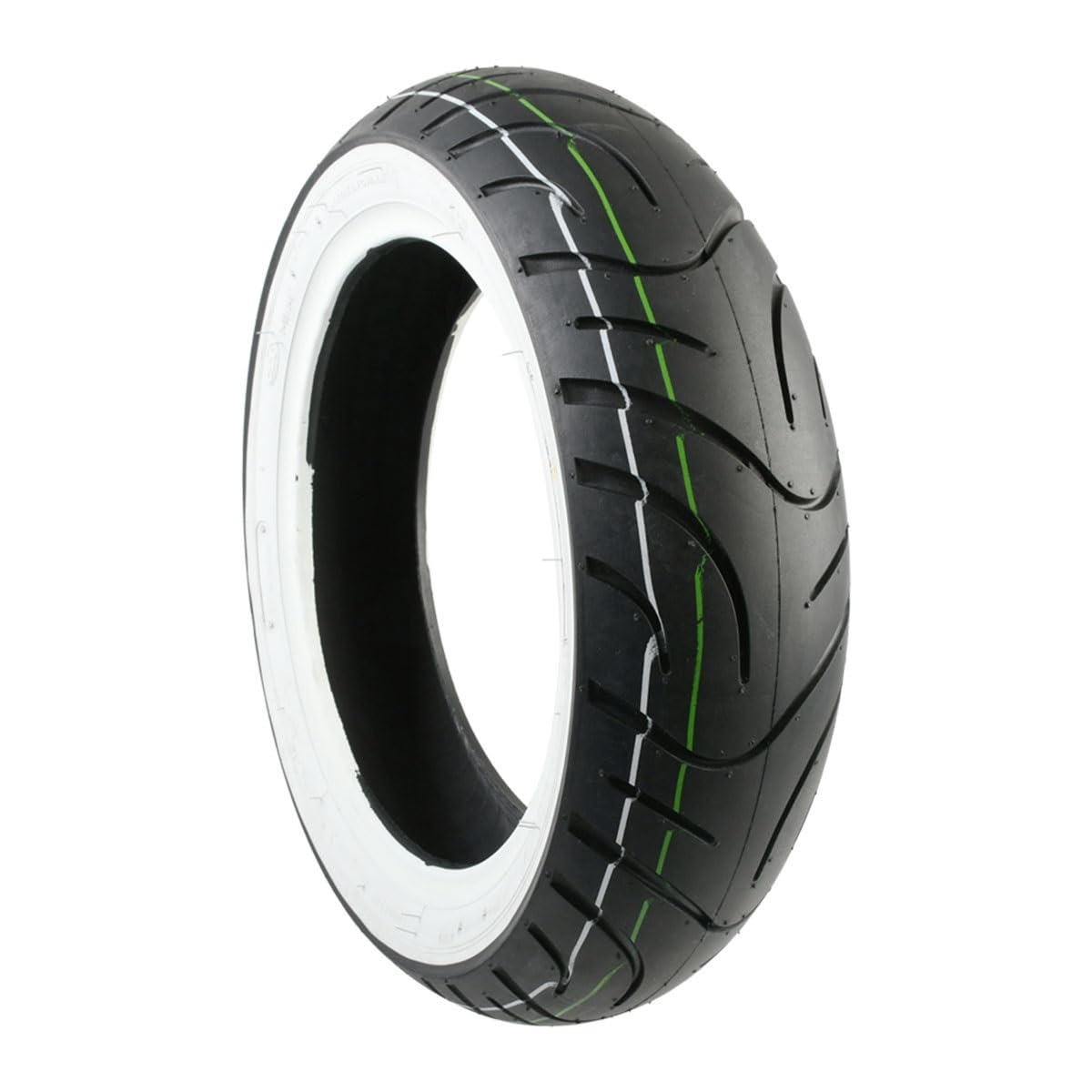 Italika Llanta Cara Blanca 120/70-12 TL para Motocicleta, Negro F14010225
