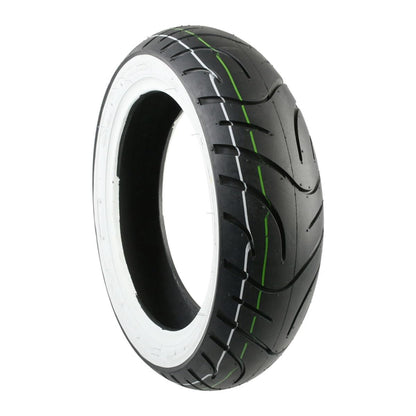 Italika Llanta Cara Blanca 120/70-12 TL para Motocicleta, Negro F14010225