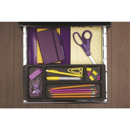 Office Dimensions - Archivador Organizador de Metal con 3 cajones (45,7 cm de Profundidad), Color Negro