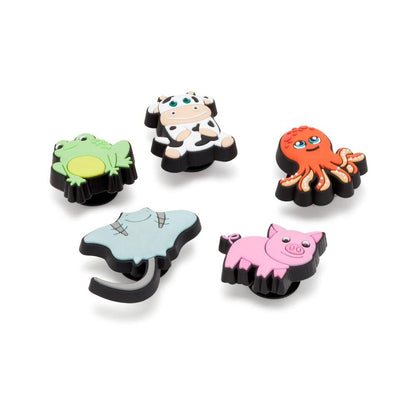 Crocs Jibbitz Charms Animal 5 paquetes | Jibbitz para Crocs dijes para zapato para Unisex adulto - Cute Animal - Talla unica