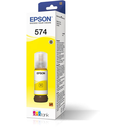 Epson Botella de Tinta Color Amarillo T574 65 mililitros para Impresora L8050