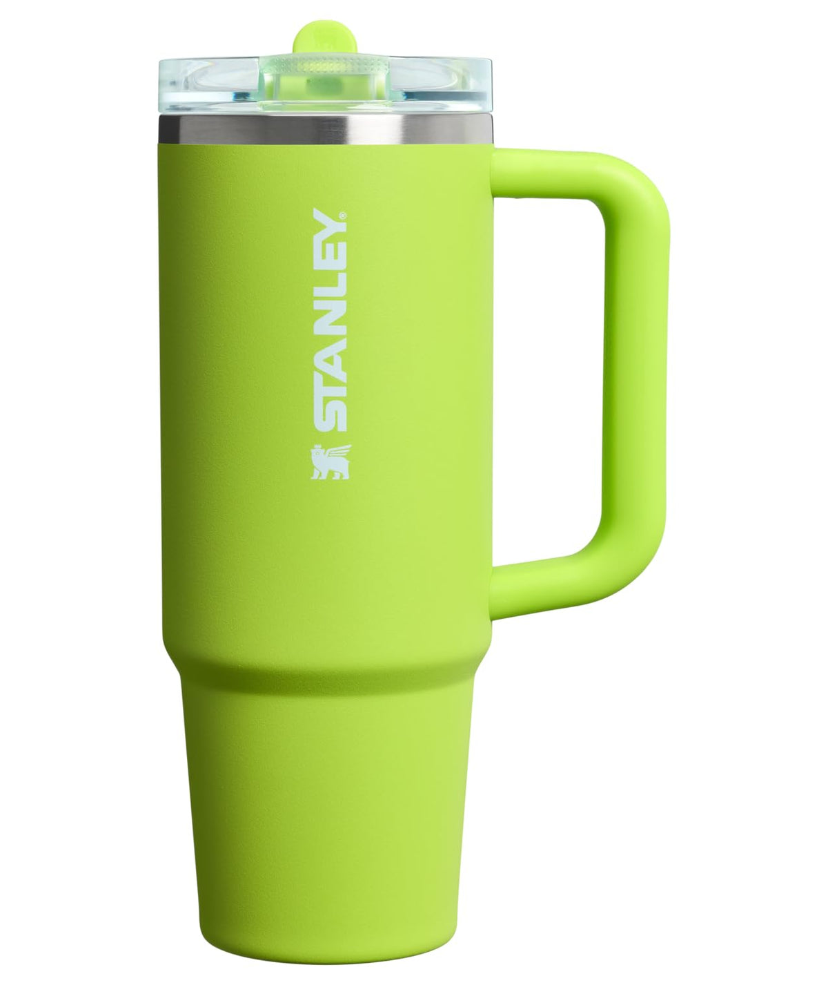Stanley Quencher ProTour Vaso Térmico con Popote Abatible, Acero Inoxidable - 30 Ounces - Chartreuse