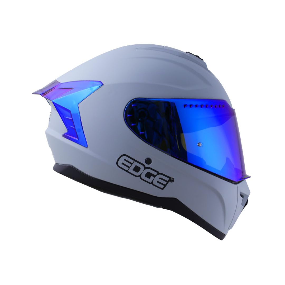 Casco para Moto Extreme - Casco Motocicleta Marca Edge - Visor Doble ANTIVAHO - Cascos para Motos Certificados Dot Moto - Accesorios para Moto
