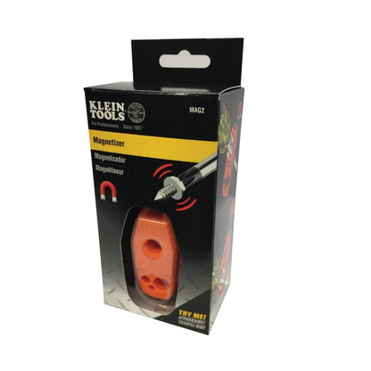 KLEIN TOOLS MAG2 | Magnetizador | Desmagnetizador | Imantación Rápida | Magnetizador para desarmadores que imanta y desimanta rápido, ideal para sujetar tornillos y facilitar el trabajo.