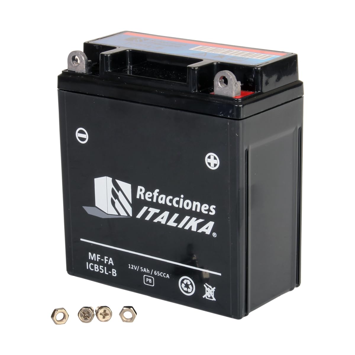 Italika Batería Original MF-FA ICB5L-B 12V 5Ah