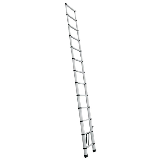 Truper ESTE-213 Escalera telescópica,13 peldaños, Tipo II, Capacidad 102kg