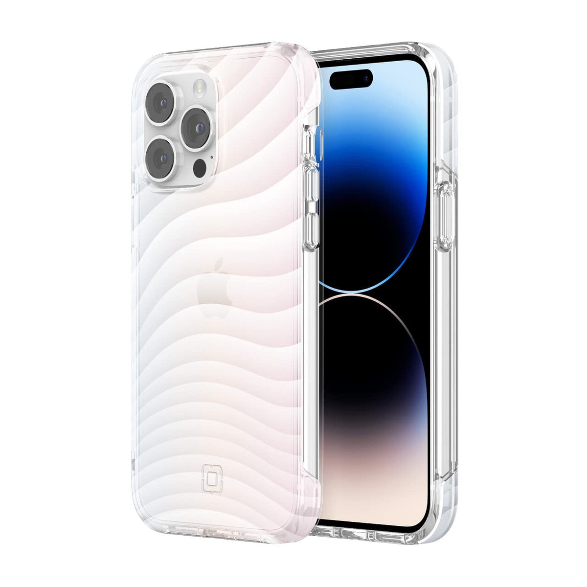 Incipio Forme Protective Funda Compatible con iPhone 14 Pro MAX, Protección Caídas 3m, Bisel Elevado, Protección Antimicrobiana - Iridiscente