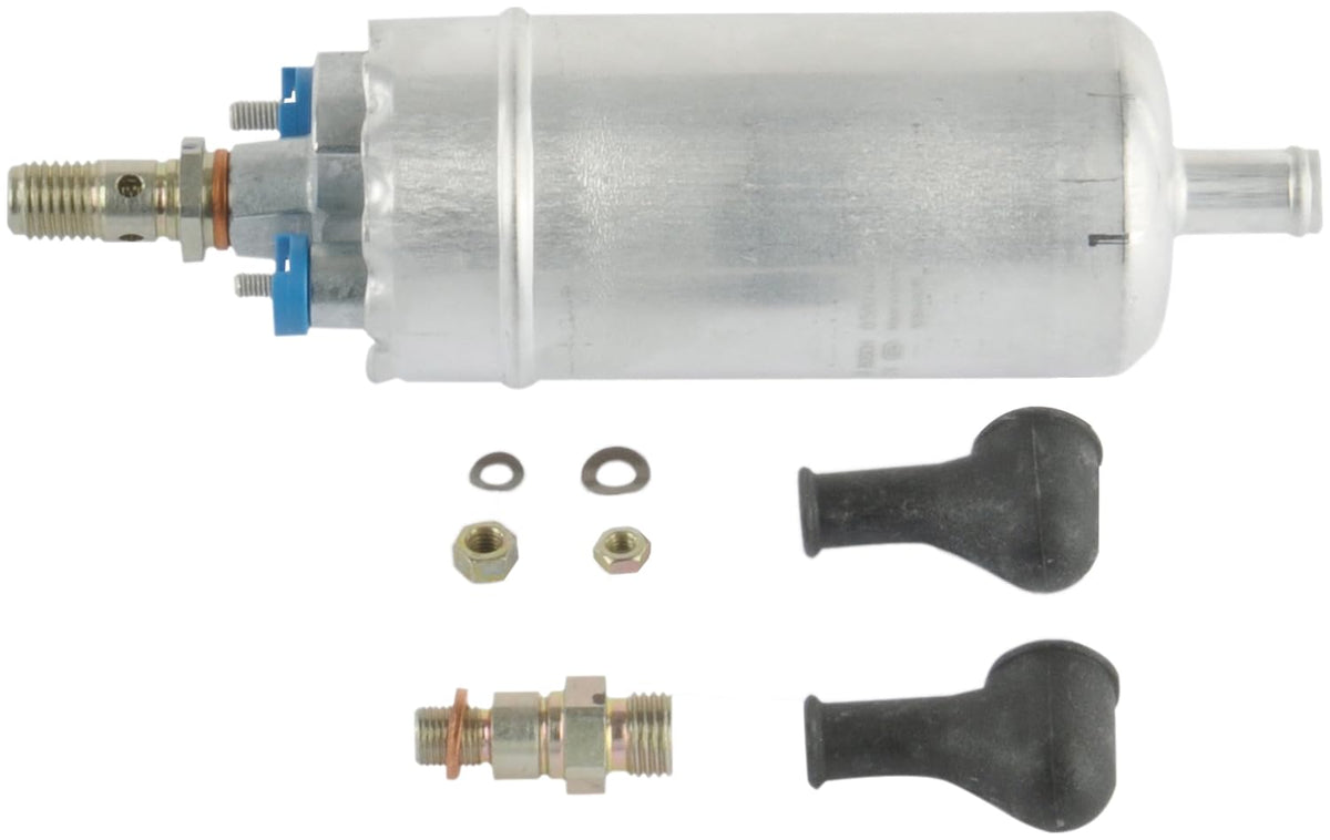 Bomba de combustible universal eléctrica, 69458 | Compatible con Select Porsche 911, 924, 944, 968; Saab 900, 9000; Volvo 240, 244, 245, 740, 745, 760, 780, 940, 960