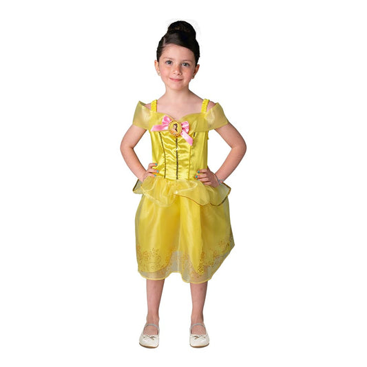 Disney Disfraz Infantil, Bella, Modelo F15382-AZN6, Amarillo, Talla 6 años