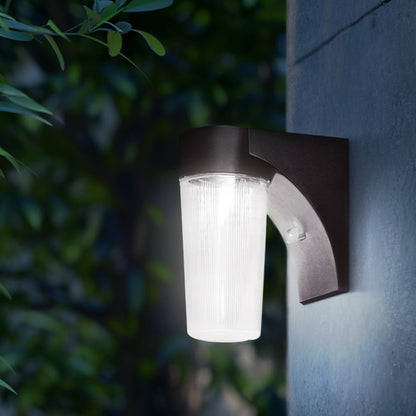 Tecnolite - Lámpara de exterior LED para sobreponer, 14 W, Luz de Día, Base E27