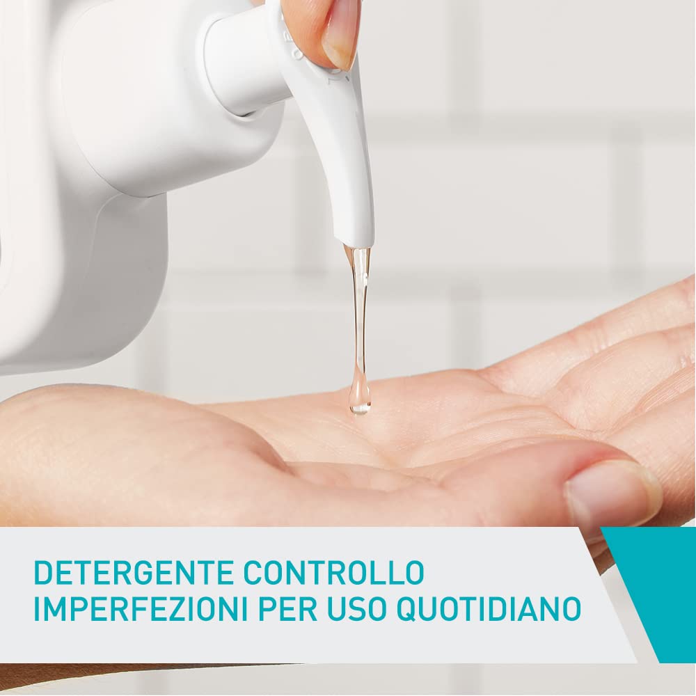 CeraVe Gel Limpiador Control Imperfecciones Para Piel Acnéica 236 ml | Con niacinamida y 3 ceramidas esenciales. Ideal para piel grasa con tendencia al acné, uso diario mañana y noche.