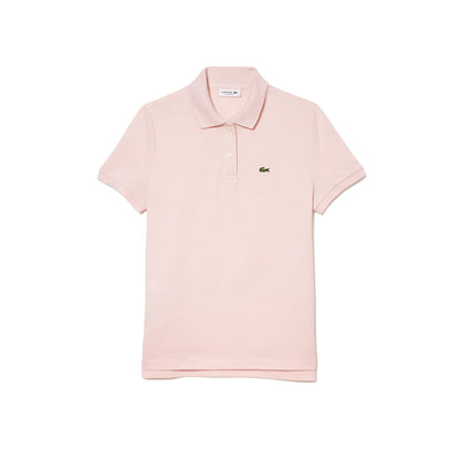 Lacoste Polo Petit Piqué Corte Regular Mujer - 38 - Rosado