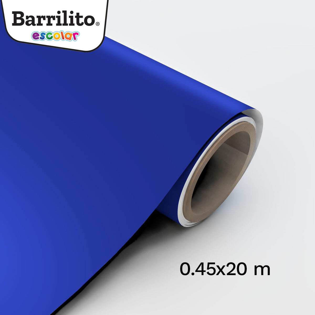 Barrilito Papel Contacto Azul Rollo. 0.45x20m. 8120