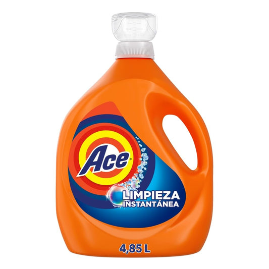 Ace Limpieza Instantánea Detergente Líquido, Jabón Líquido para Ropa 4.85L