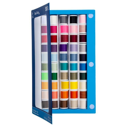 Coats & Clark - Juego de hilos de coser de uso general, 50 carretes multicolor