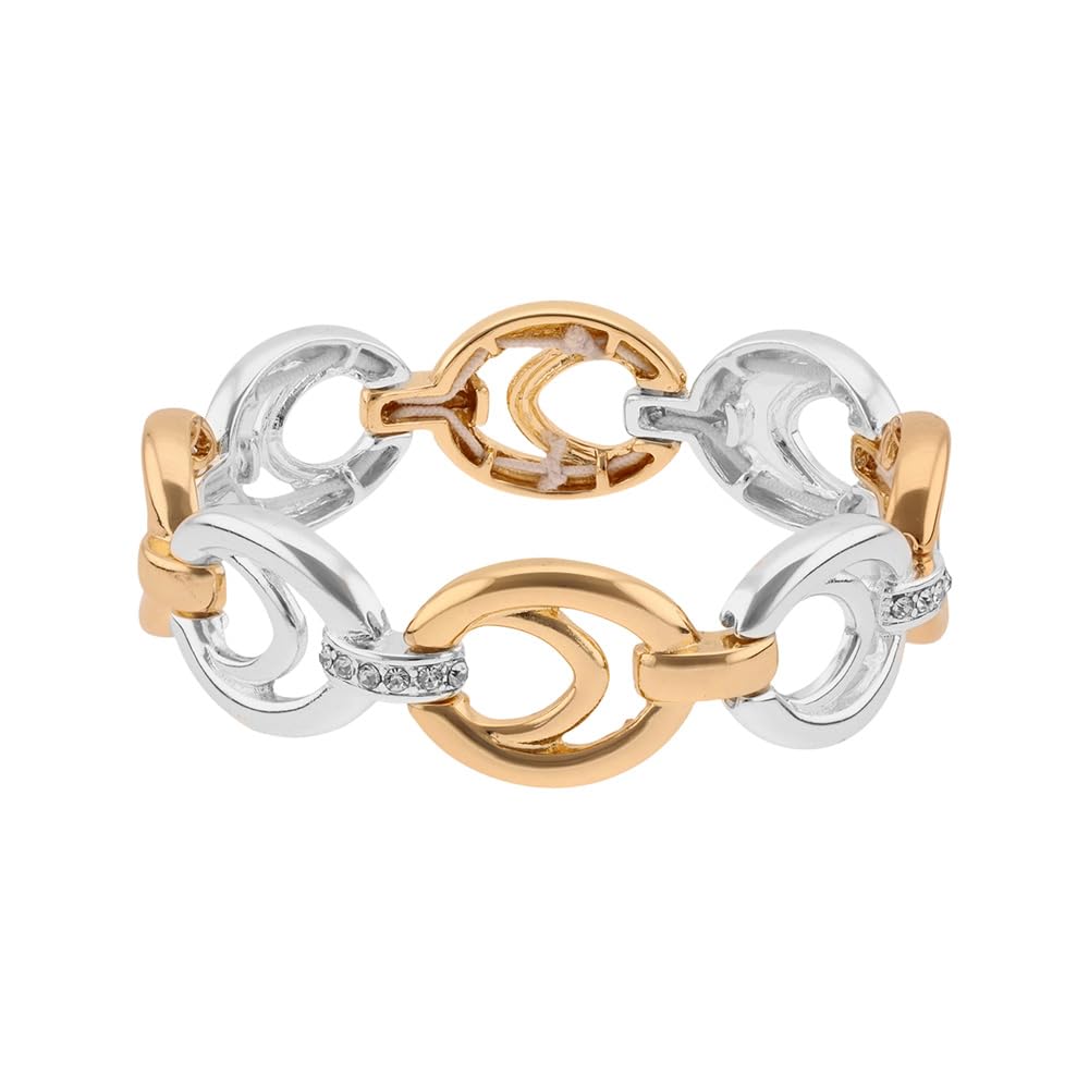 Anne Klein Pulsera Bitono Ovalado para Mujer