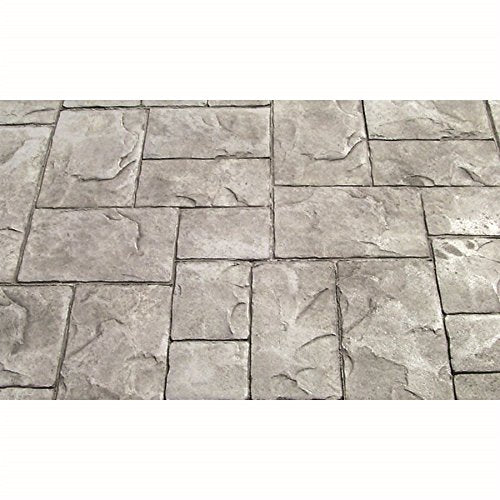 BonWay 12-941 24-Inch by 24-Inch Ashlar Cut Stone Urethane Floppy Mat, Yellow