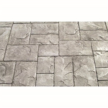 BonWay 12-941 24-Inch by 24-Inch Ashlar Cut Stone Urethane Floppy Mat, Yellow